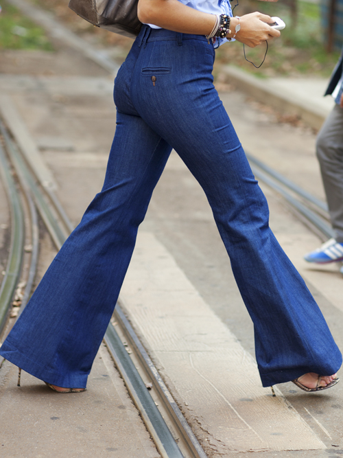 The Sartorialist Wide Leg Jeans