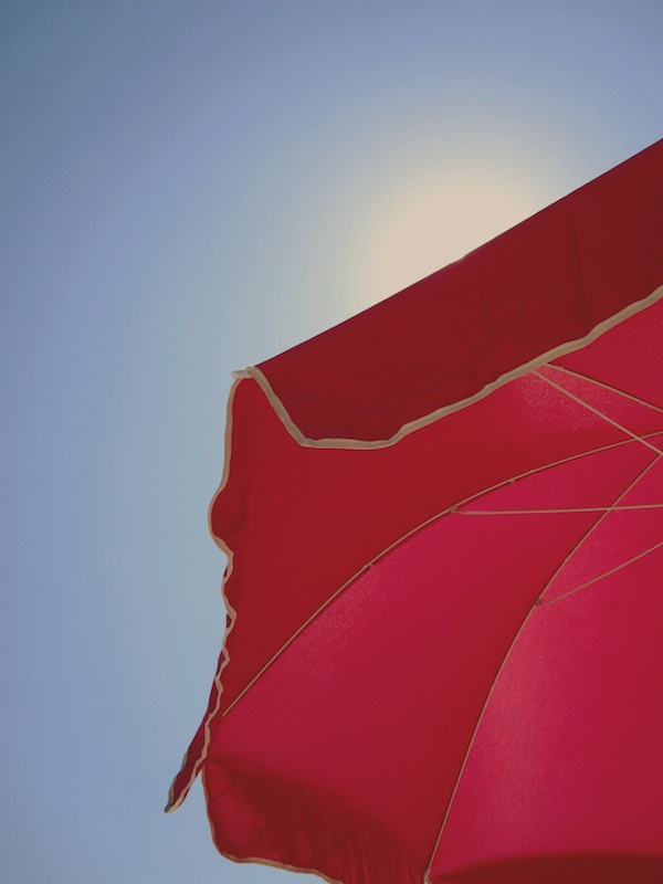 Pink Beach Umbrella