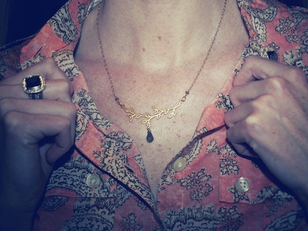 Jenny Present Gold Branch Necklace
