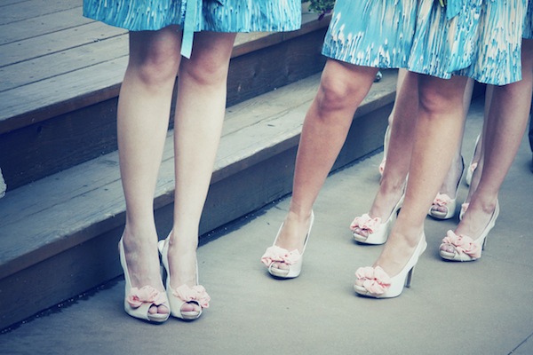 Bridesmaid Shoes at a May Wedding